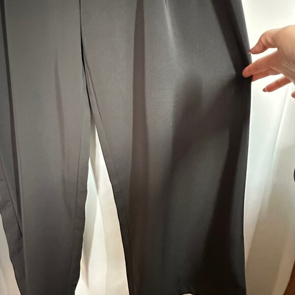 Allie Rose Black wide leg trousers Women's Size Large - Picture 2 of 10